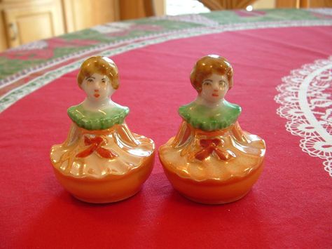 Table Decor Frm House Decor* Country Decor Vintage Salt /& Pepper Shaker Noritake Salt and Pepper Shaker Set Sunny Side Vint Table Ware