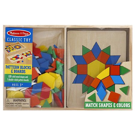 Melissa Doug Pattern Blocks And Boards Pattern Blocks Pattern