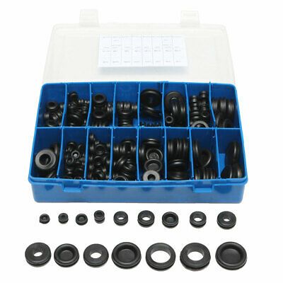 Us 7 99 125pcs Rubber Grommet Rubber Seal Ring Ring Wire Gasket Assortment Set 125pcs Rubber Grommet Seal Ring Wire Gasket Assortment