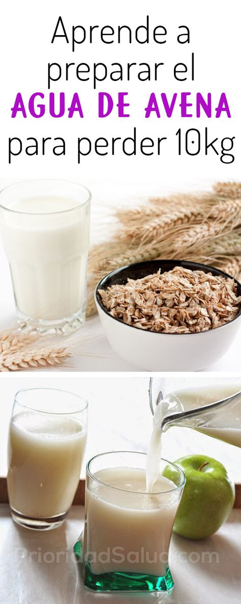 Avena para adelgazar preparacion del