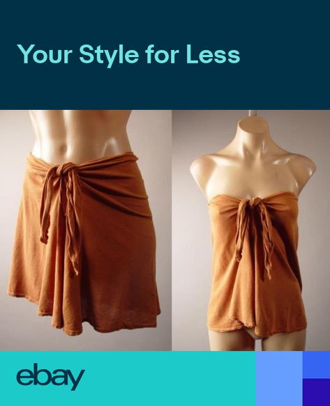 Free People $38 Yellow Tie Front Cover Up Tube Top Sarong 273 mv Skirt XS S M L