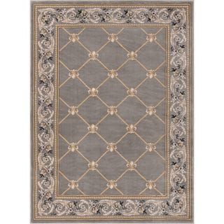 Well Woven Agra Royal Trellis Area Rug 5 3 X 7 Grey Well Woven Agra Royal Trellis Area Rug 5 3 X 7 Grey