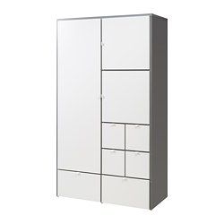 190cm Tall Cupboard Bathroom Cabinet 2 Doors 4 Internal Shelves Wardrobe Hallway
