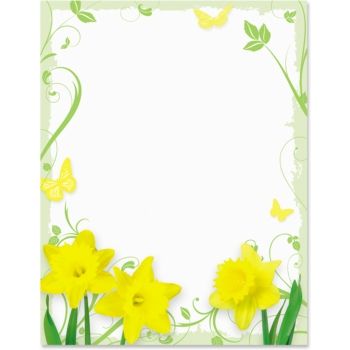 free flower borders for word