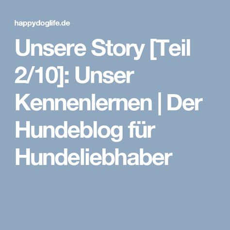 Hundeliebhaber kennenlernen