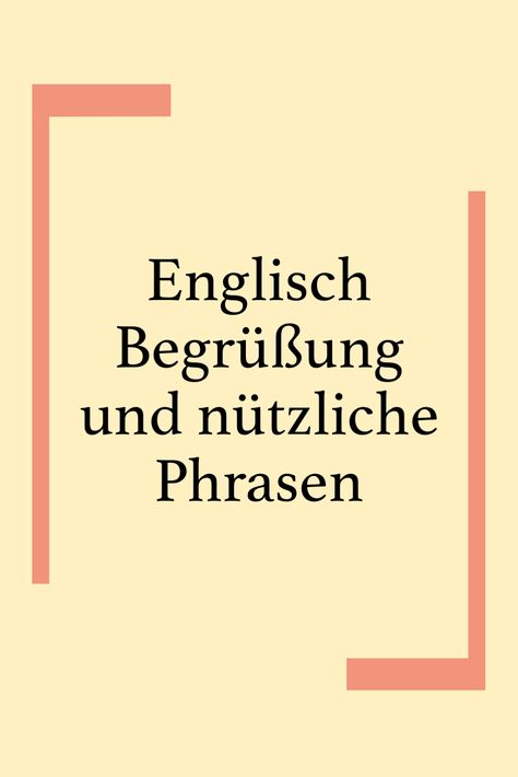 Smalltalk kennenlernen englisch