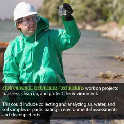 environmental science and protection technicians