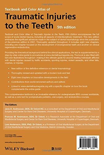 Textbook And Color Atlas Of Traumatic Injuries To The Teeth Hardcover December 10 2018 Traumatic Injuries Atlas Textbook Textbook Atlas Injury