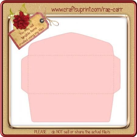quarter fold envelopes