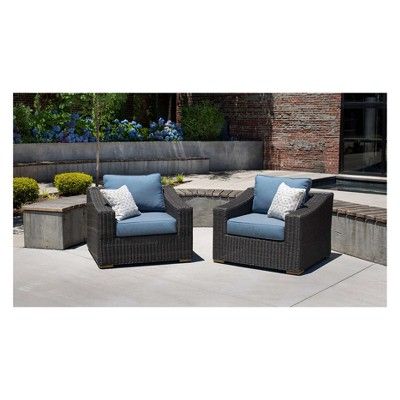 La Z Boy Outdoor New Boston 2pc Wicker Lounge Chair La Z Boy Outdoor New Boston 2pc Wicker Lounge Chair