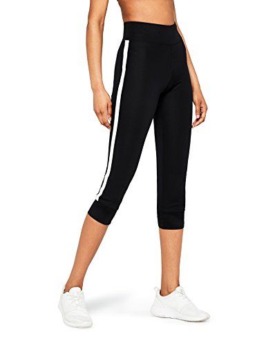 Marque AURIQUE Legging de Sport Capri Taille Haute Femme