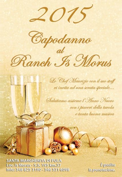 Capodanno 2015 Al Ranch Is Morus – Mercoledi 31 Dicembre 2014 | Porta Segnaposto, Dicembre, Ranch