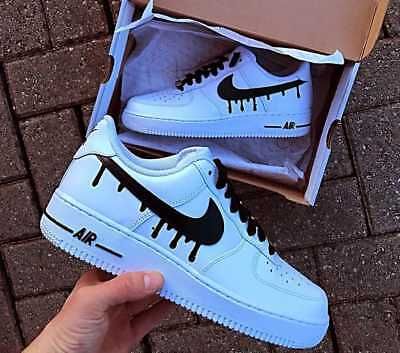 Nike Air Force 1 Personalizado Con Gotas Caidos | eBay en 2020 | Zapatos  nike air, Nike air force, Nike air