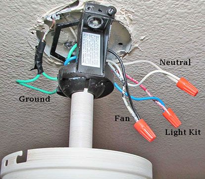 8 Fan light switch ideas | diy electrical, home repair, home electrical wiring Ceiling Fan Wiring Diagram With Pink And Gray Wires Pinterest