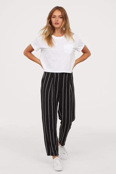Wide Leg Pants Striped Wide Leg Trousers Stripped Pants Loose