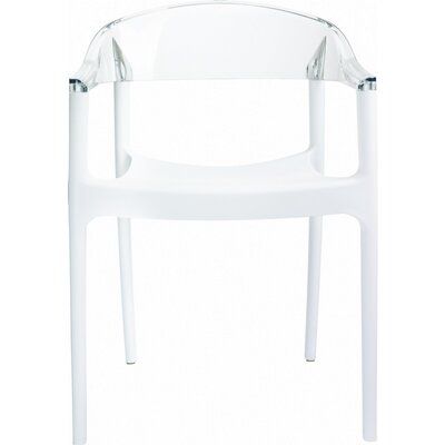 Zipcode Design Anner Stacking Patio Dining Chair Outdoor Anner Stacking Patio Dining Chair