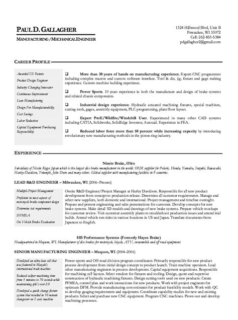 Manufacturing Engineer Resume Sample - resumesdesign - resume format engineer Manufacturing Engineer Resume Sample - resumesdesign - resume format engineer