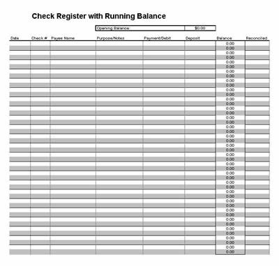 printable check register checkbook