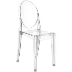 Kartell Victoria Ghost Stuhl 4er Set schwarz glänzend Kartell Victoria Ghost Stuhl 4er Set schwarz glänzend