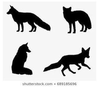 Printable Fox Silhouette Print Free Fox Silhouette Fox Silhouette Animal Silhouette Fox Images