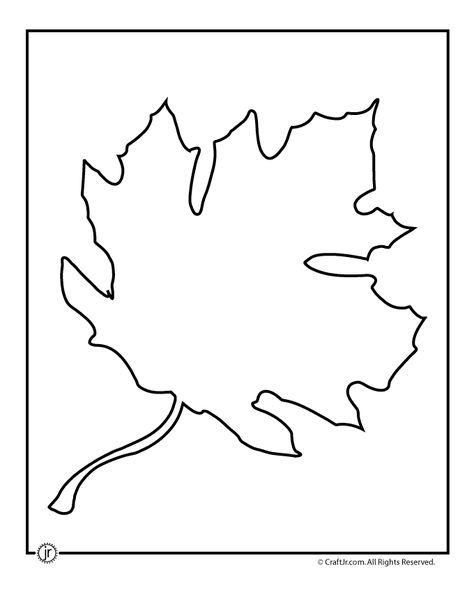 Pumpkin leaf pattern Use the printable outline for crafts - leaf template for writing Pumpkin leaf pattern Use the printable outline for crafts - leaf template for writing