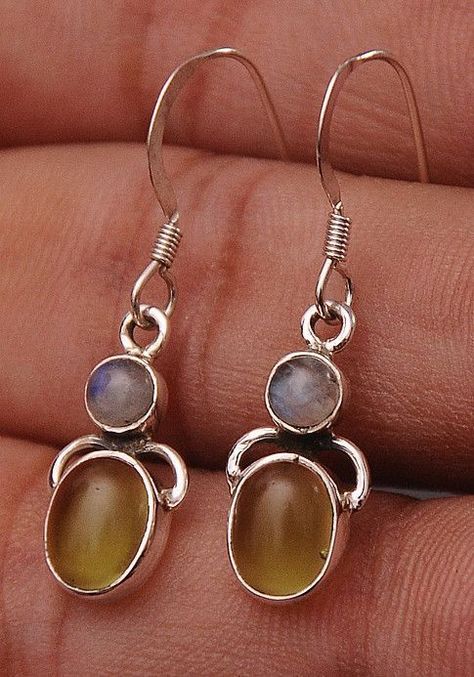 BROWN SMOKY QUARTZ Gemstone 925 Solid Silver Marquise Hook Earrings Jewelry BROWN SMOKY QUARTZ Gemstone 925 Solid Silver Marquise Hook Earrings Jewelry