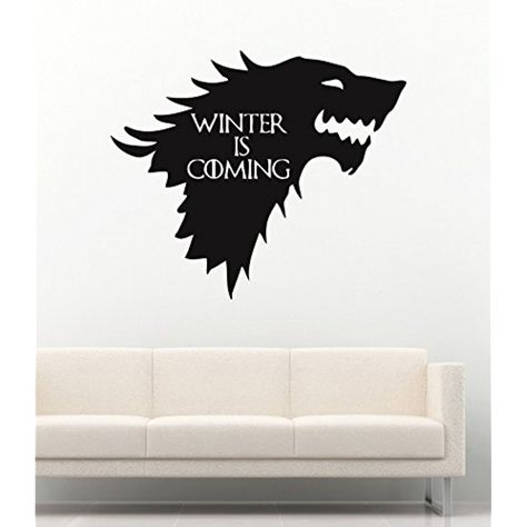 Game Of Thrones Winter is Coming Transfer Sticker Decal Laptop Wall