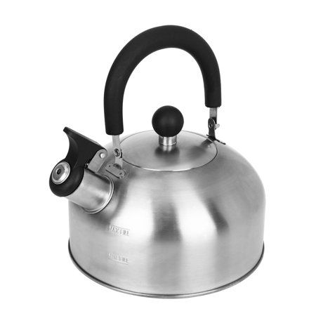 Mainstays 1.8 Liter Whistle Tea Kettle Liter Whistling Tea Kettle
