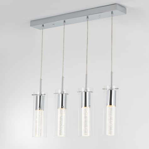 Artika Essence 4 Light Integrated Led Pendant Modern Fixtures Kitchen Lighting Essence 4 Light Integrated Led Pendant, Artika 5 Pendant Bubble Light Fixture