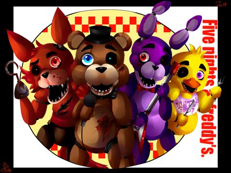 Five Nights At Freddy S By Hunter134 Deviantart Com On With Images Night Hunter134 Deviantart Com On, Five Nights At Freddy’s Room Decor
