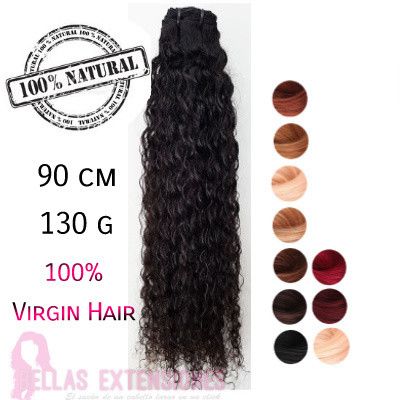 Extensiones Cortina Rizadas 90 Centimetros 130 Gramos Extensiones Extensiones De Cabello Pelo Alto