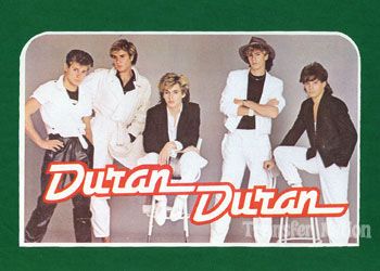 Vintage Simon Le Bon Duran Duran T-Shirt Iron On Transfer
