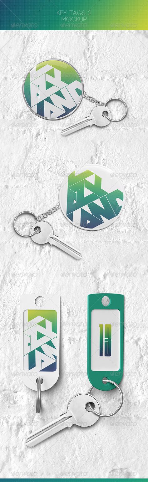 Download Key Tags 2 Mock-up | #keytagsmockup | Download: http ...