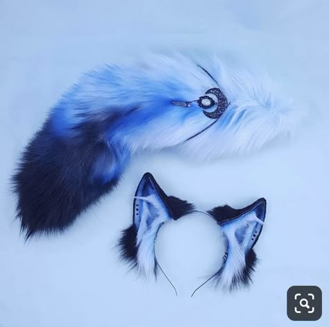Cosplay Furry Brown Wolf Fox Husky Dog Ears on Hair Clips Werewolf Pet Halloween Petplay Fursuit
