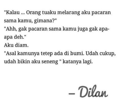 Gambar Kata Kata Dilan Untuk Pacar Gambar
