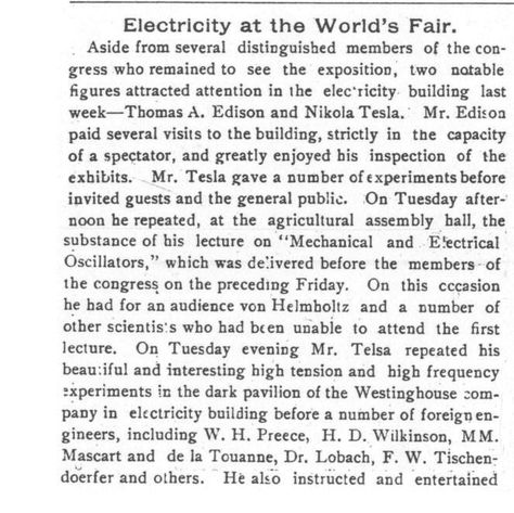 chicago worlds fair 1893 nikola tesla engineer inventor essay on fair