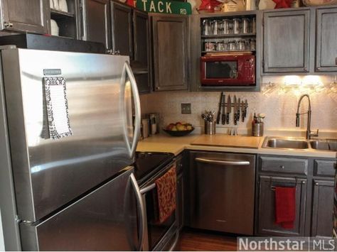 Pinterest Kitchen Cabinets Painted With Rust Oleum Metallic Accents Color Real Pewter
