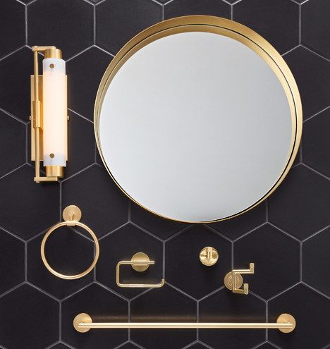 30 Deep Round Oil Rubbed Bronze Frame Mirror Metal Round Oil Rubbed Bronze Frame Mirror