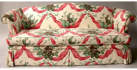 1336 Chintz Sofa N R Has One Long Cush Couch 1336 Chintz Sofa N R Has One