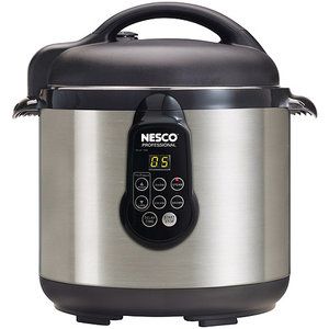 Nesco American Harvest PC6 25 6 Qt. Digital Electric Pressure Cooker S S Base and Lid Walmart
