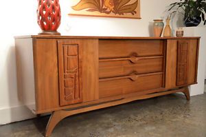 Mid Century Modern Walnut Dresser Or Sideboard Ottawa Mid Century Modern Walnut Dresser Or
