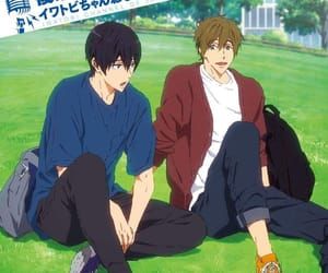boy, anime und free! GIF bei We Heart It | Haruka nanase, Makoto tachibana, Haruka