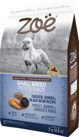 Zoe Zo Small Breed Dog Food Chicken Quinoa Black Bean 5kg Dog