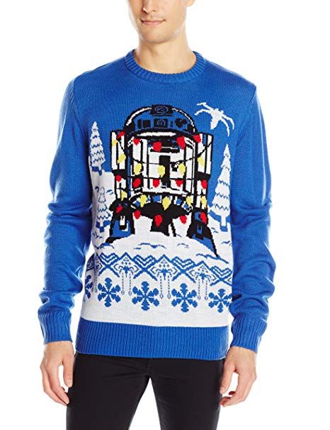 New Star Wars Christmas Gift Wrapped R2-D2 Mens T-Shirt