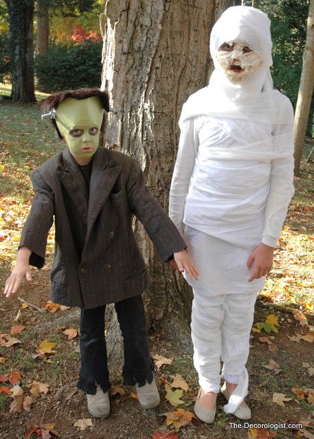 Kickin It Old School On Halloween Frankenstein Costume Kids Frankenstein Costume Childrens Halloween Costumes