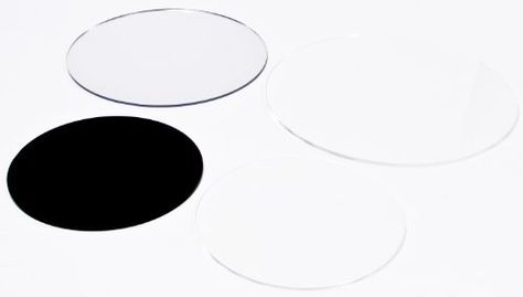 4mm XT Kreiszuschnitt aus Acryl 32 cm Durchmesser transparent Plexiglas/®