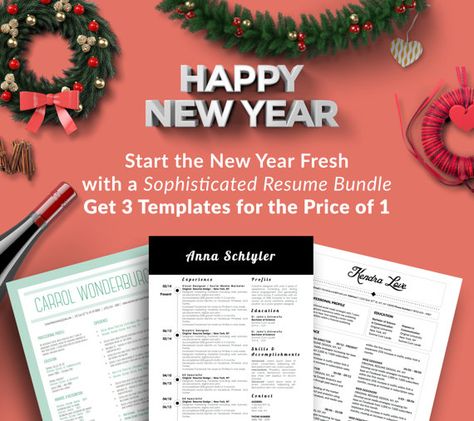 Sophisticated Resume Bundle Get 3 Templates for the Price of 1 to - resume start Sophisticated Resume Bundle Get 3 Templates for the Price of 1 to - resume start
