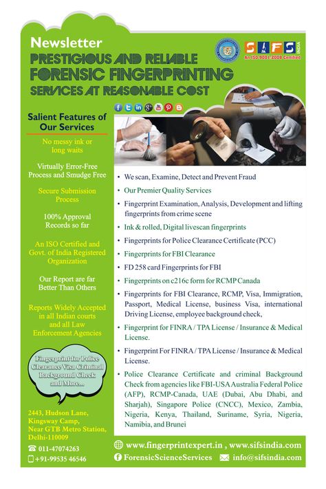 Forensic Science Services #SIFS India is known to provides eminent - forensic report Forensic Science Services #SIFS India is known to provides eminent - forensic report
