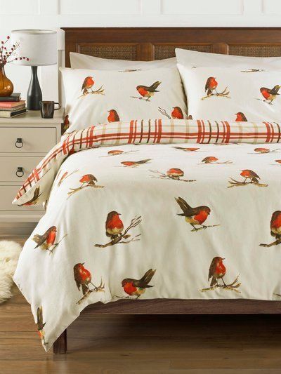 Amazon Com Stag Tree Plaid Check Red Cream Usa Queen Size 230cm X 220cm Uk King Size Cotton Blend Rever Red Duvet Cover Red Bedding Christmas Duvet Cover