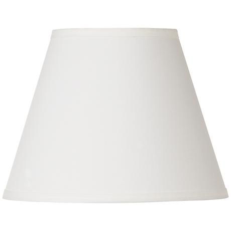 Off White Lamp Shade 6x11x8 5 Spider 2n795 Lamps Plus Off White Lamp Shade 6x11x8 5 Spider, White Contemporary Lamp Shades